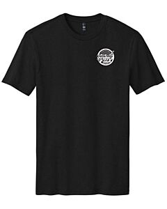 District® Perfect Blend® CVC Tee - Black Front and Back Imprint 